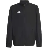 Adidas - Veste d'entraînement "Entrada 26" pour enfants, fermeture éclair intégrale, modèle SX1668 (128) (noir)