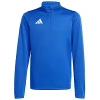 Adidas - Veste d'entraînement "Entrada 26" pour enfants, fermeture zippée partielle, modèle SX1533 (taille 140) (bleue)