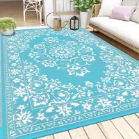 OEM Tapis d'extérieur de 240 x 300 cm, résistant à l'eau, double face, idéal pour le camping et le jardin
