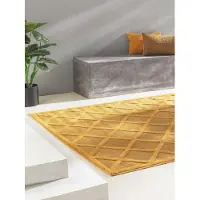 OEM Tapis coloré, pour intérieur et extérieur, jaune, 200 x 290 cm
