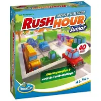 Ravensburger ThinkFun - Rush Hour Junior - Jeu de logique - Casse-tête - Embouteillage - 40 défis, 4 niveaux - 1 joueur ou plus, à partir de 5 ans - - 76604