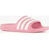 Adidas Claquettes / Tongs 'Adilette Aqua' rose / blanc
