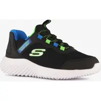 SKECHERS Baskets basses enfant BOUNDER SLIP-INS garcons - Noir - 34