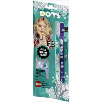LEGO 41909 DOTS Bracelets d'amitié sirènes, 2 x bracelets pour enfants, bijoux pour enfants, kit de bricolage pour filles et garçons