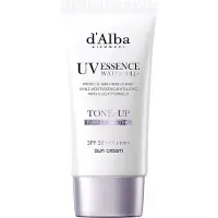 D'alba Waterfull Purple Correcting Tone-Up Sun Cream crème solaire teintée éclat et hydratation SPF 50+ 50 ml