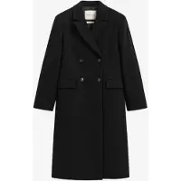 Gant pour femme. 4751180 Manteau en mélange de laine et cachemire noir (M), Casuel, Classique