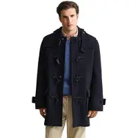 Gant pour homme. 7006696 Duffel-coat Trenca marine (M), Casuel, Laine, Classique