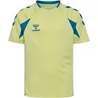 Hummel T-Shirt fonctionnel jaune pastel / pétrole