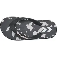 Hummel Claquettes / Tongs gris / noir / blanc