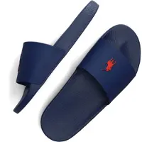 Ralph Lauren Mule bleu marine / rouge