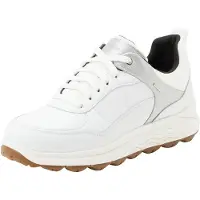 Geox Baskets pour filles, modèle D Spherica 4x4 B ABX, couleur blanc argenté, taille 40 EU