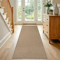 Sonstiges Tapis de couloir, dimensions 80x200 cm, aspect jute, lavable, antidérapant, couleur neutre