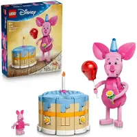 LEGO Disney, ensemble de construction "Ferkels Geburtstagsspaß" (Amusement d'anniversaire des petits cochons), référence 43305, jouet pour enfants à partir de 9 ans