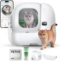 Petkit Litière automatique Purobot Max Pro avec Caméra Blanc