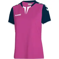 Hummel Core ladies jersey short sleeve rose violet/navy XS