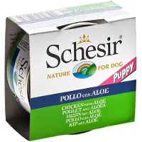 Schesir Kurczak z aloesem dla szczeniąt 6x150 g