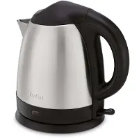 Tefal Bouilloire sans fil compacte 1.2l 1800w inox/noir - - KI431D10 -
