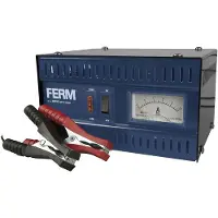 Ferm Chargeur de batterie métal BCM1021