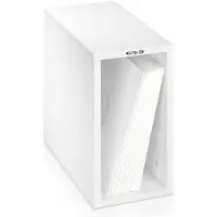 Zomo VS-Box 50 meuble de rangement pour vinyles blanc