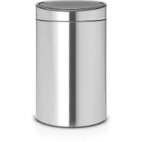 Brabantia Touch Bin 40 Litres Acier Mat Anti-Traces de doigts