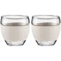 Bodum - 11165-913 - Pavina - Set 2 Verres - 0,1 L - Blanc Crème