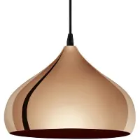 Eglo Lampe à suspendre "HAPTON" Cuivre 49449
