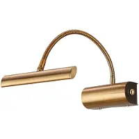Brilliant Leuchten - Moderne Art Deco Bronze Applique incl. LED - Tableau Dimmer I Dimmable I Salon I Chambre à coucher - Acier Longeur - I (non interchangeable) LED