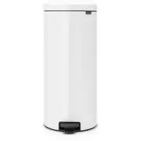 Brabantia Poubelle à pédale newIcon - 30 L, blanc