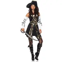 Leg avenue Robe 4 pièces Black Sea Buccaneer