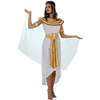 Atosa Egyptian Cleopatra Costume Jaune XL Enfants