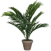 Mica Artificial Plant Palm Tree Vert