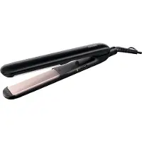 Philips Essential HP8321/00 Outil de coiffure Fer à lisser Noir chaud 1,8 m