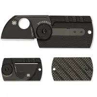 Spyderco Couteau pliant Dog Tag Carbon G10