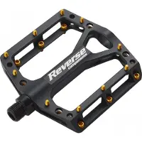 Reverse Components Black One Pedals Argenté