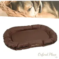 Kerbl Coussin d'assise Oxford Place marron, 100x70x15 cm (Chat, Chien)