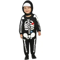 Atosa Déguisement De Bébé Skeleton