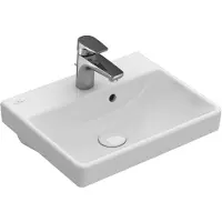 Villeroy & Boch V&B lave-mains AVENTO 450x370mm avec lavabo blanc Alpin CeramicPlus (370 mm, 450 mm)