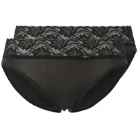 Dim Culottes & slips COTON FEMININE 2+1 GRATUIT femmes - Noir - FR 36 / 38