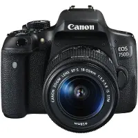 Canon EOS 750D + 18-55 mm IS STM + Sacoche + Carte mémoire 16 Go + Chiffonnette