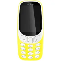 Nokia 3310, format portrait, double SIM, 6,1 cm (2,4 pouces), 2 MP, 1 200 mAh, jaune