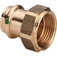 Viega Raccord bronze Ø 54 écrou libre femelle Ø 66/76