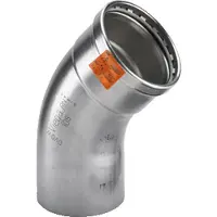 Viega Sanpress Inox XL bøjning 45° 88,9 Rustfritstål/blank, 482695 (Raccord à sertir)