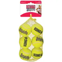 Kong 2x Jouet pour chiens SqueakAir Balls (Jouet de balle pour chiens)