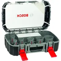 Bosch Set de scies cloches universelles Bi Metal Set d'électricien 11 pièces 22 - 64 mm ( 2608580885 )