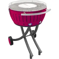 Lotus LotusGrill XXL (G600) Barbecue de jardin 21,8kg, violet prune avec port USB