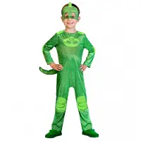 Liragram Pj Mascaras Gekko Junior Costume Vert 7-8 Years Enfants