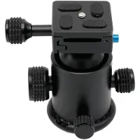 Caruba KS 1 Balhoofd & Quick Release (Tête sphérique), Tête de trépied, Noir
