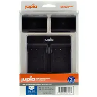Jupio Chargeur de batterie double BLF19 compatible avec GH5