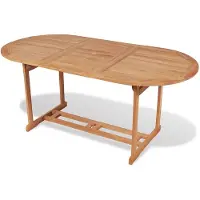 vidaXL Table de jardin 180x90x75 cm teck massif