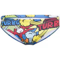 Turbo Pop Swimming Brief Multicolore 2XL Homme